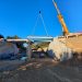 Avanza la reconstrucción del puente de l’Omet en Picassent con la instalación de las vigas del nuevo tablero