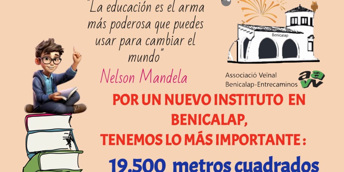 Vecinos de Benicalap, Ciudad del Artista fallero, Borbotó, Benifaraig, Carpesa y Poble Nou exigen un nuevo Instituto