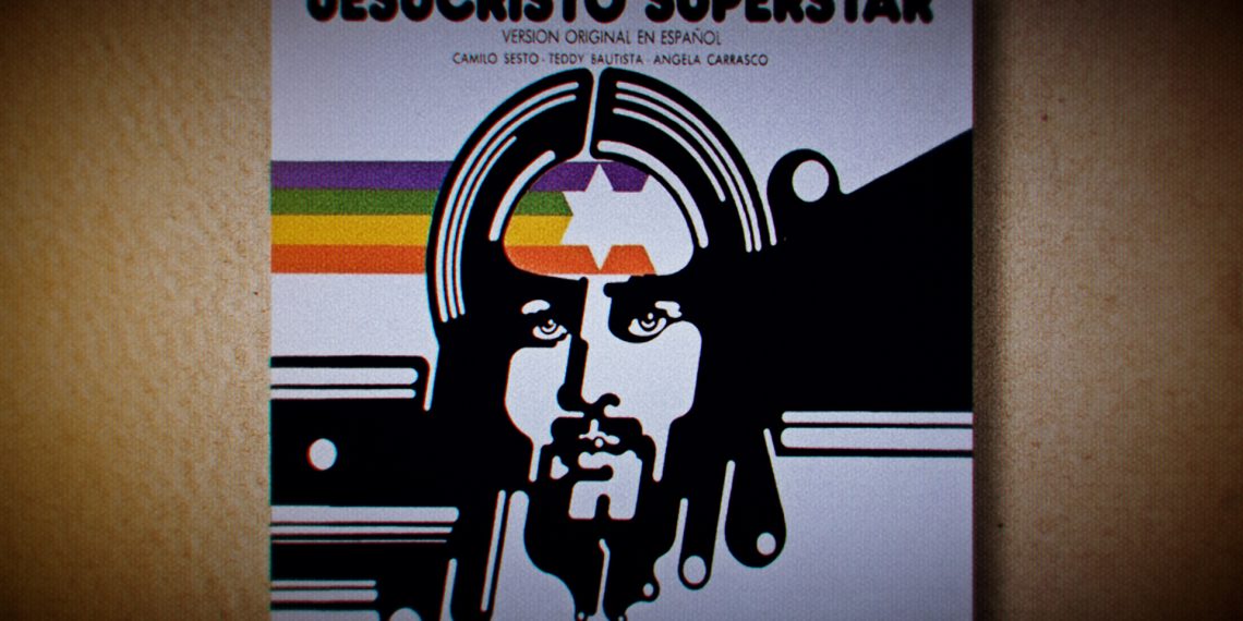 Carátula de “Jesucristo Superstar” (1975), el musical impulsado por Camilo Sesto que revolucionó la escena teatral española.
