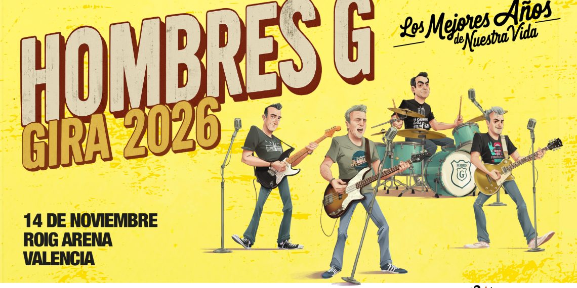 Hombres G traerá su gira “Los Mejores Años de Nuestra Vida 2026” a Roig Arena