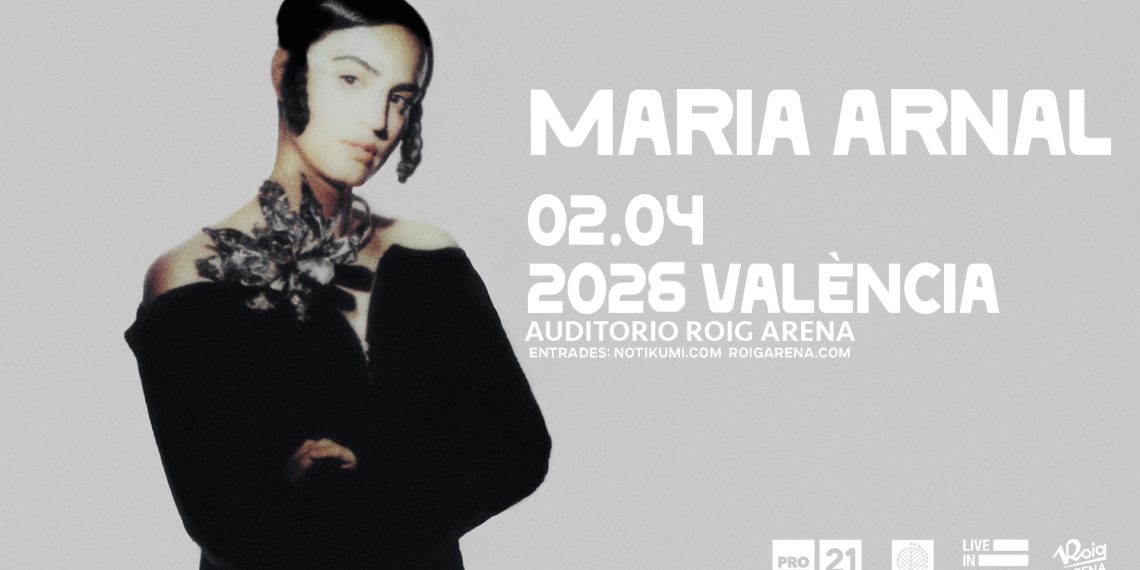 María Arnal presentará su nuevo directo en el Auditorio Roig Arena el 2 de abril
