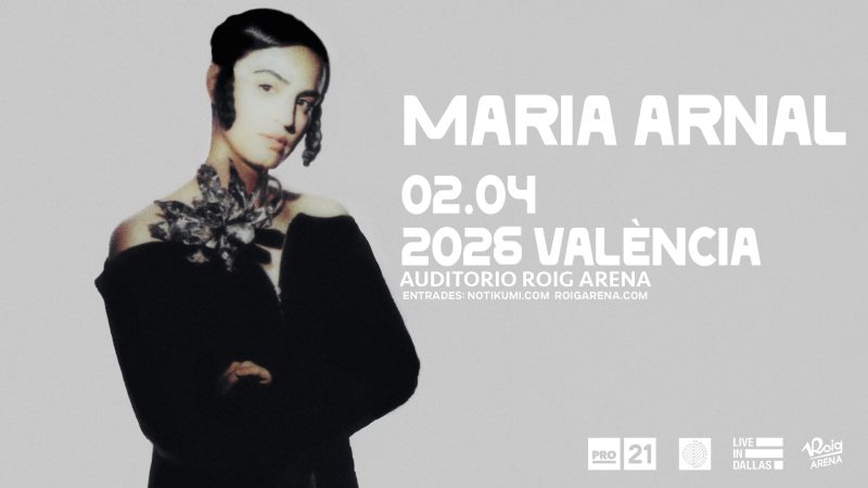 María Arnal presentará su nuevo directo en el Auditorio Roig Arena el 2 de abril