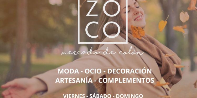 Cartel promocional del Zoco del Mercat de Colón, que celebra una nueva edición este fin de semana.