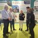 El diputado Avelino Mascarell visita el stand de la Diputació de València en Ecofira.