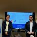 El alcalde Alfons Domínguez y el director territorial de Diversidad, Stephane Soriano, durante el encuentro en el Ayuntamiento de Alzira para abordar el proyecto europeo @nclusion.