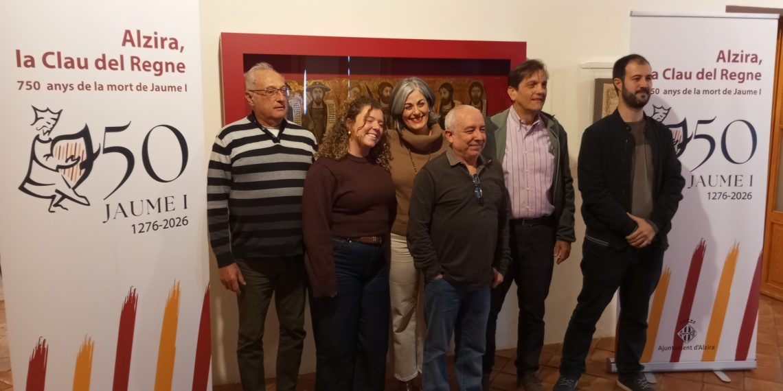Alzira presenta el logotipo del Año Jaime I por el 750 aniversario de su muerte