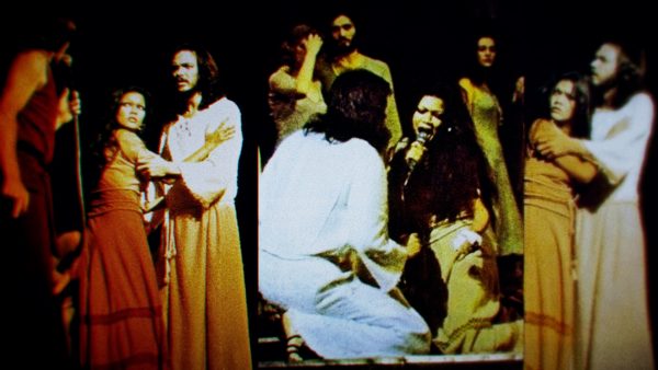 Escena del montaje original de “Jesucristo Superstar” en 1975, una producción pionera que abrió el camino de los grandes musicales en España.
