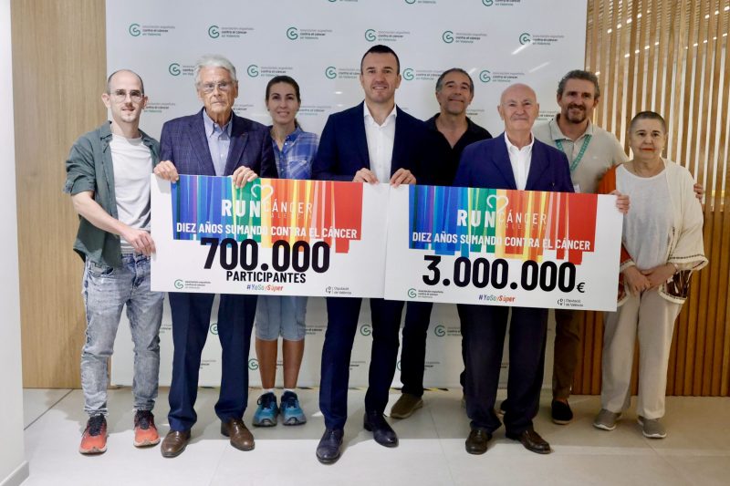 RunCáncer Valencia celebra diez años y supera los tres millones de euros recaudados contra el cáncer