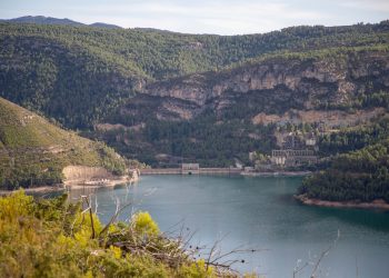 Pantano de Benagéber en el Alto Turia