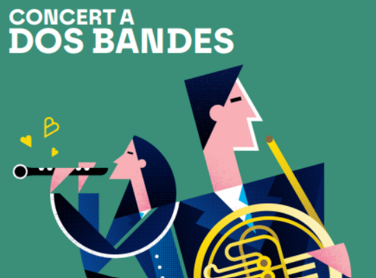 Cartel del programa 'Concert a dos bandes'
