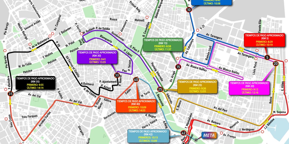 Valencia activa un amplio operativo de seguridad y movilidad para el Maratón Trinidad Alfonso