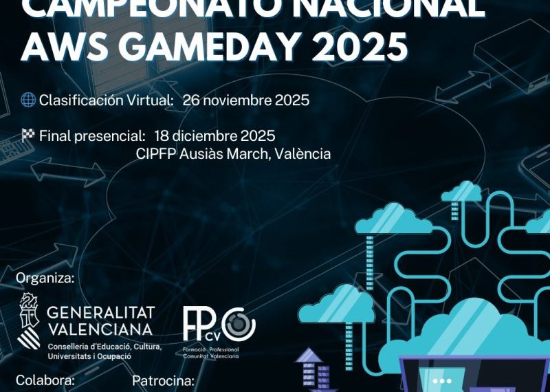 La Formación Profesional impulsa el talento digital con el Campeonato Nacional AWS GameDay 2025