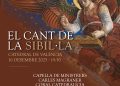 El Cant de la Sibil·la vuelve a la Catedral de Valencia con Capella de Ministrers y más presencia académica