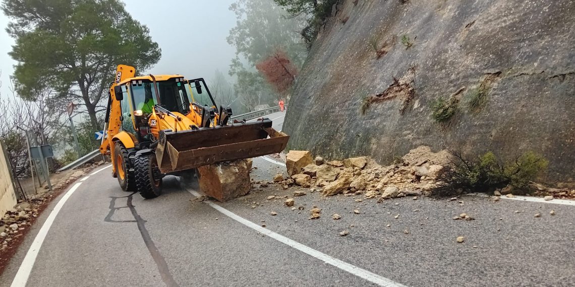 La Diputación de Valencia reabre casi toda la red provincial tras las lluvias