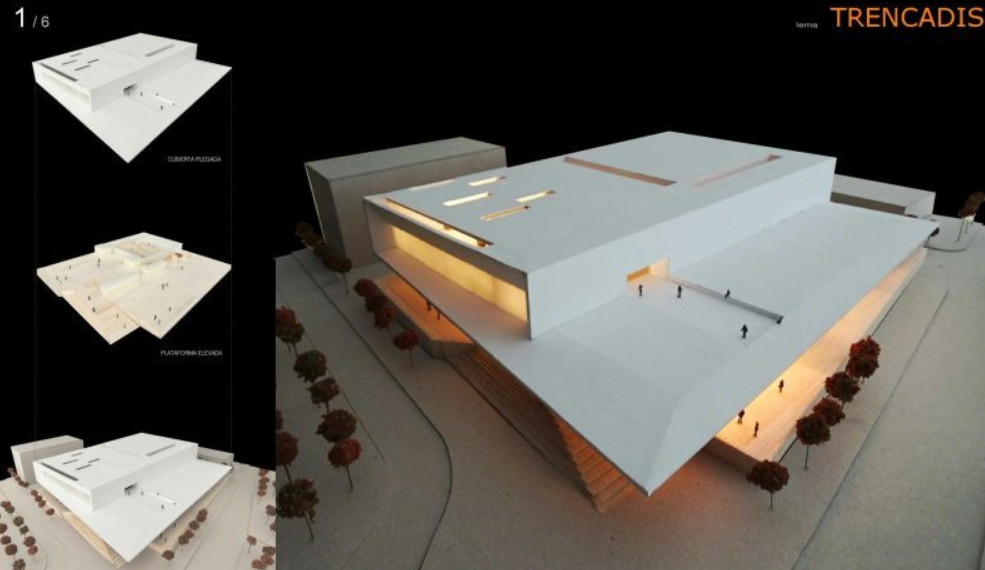 Render del anteproyecto “Trencadís”, ganador del concurso internacional para el Palacio de Congresos de Elche.