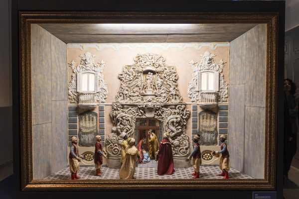 Diorama que recrea el Nacimiento Napolitano