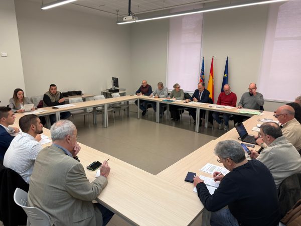 Imagen de la reunión celebrada en la Generalitat para la valoración de los Premios ‘Va de Bous’.