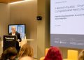José Domingo Martínez, jefe de la Sección de Servicios Innovadores y Sostenibles, durante la jornada.