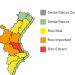 AEMET declara alerta roja por lluvias en el litoral sur de Valencia