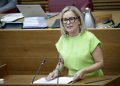 Mari Carmen Contelles, portavoz de Economía del GPP en Les Corts, durante una comparecencia parlamentaria