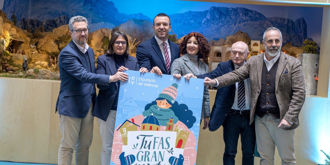 La Diputación de Valencia inaugura su campaña navideña con “Tu fas gran el nostre Nadal”
