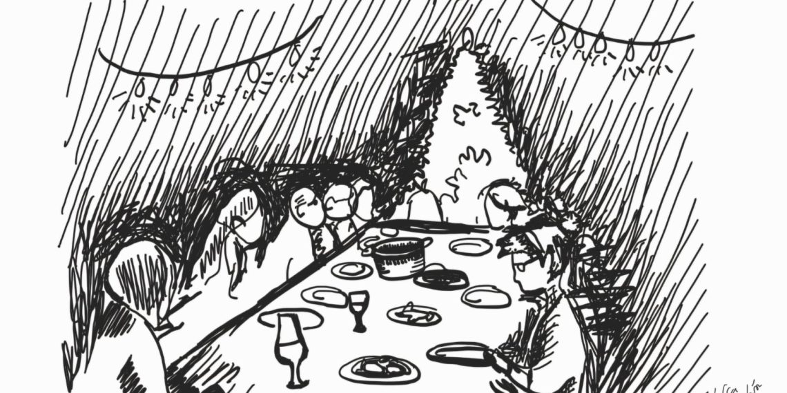 La magia de la reunión familiar.