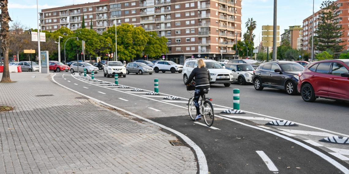 Nuevo carril bici entre camí nou de Picanya–Archiduc Carles con más de 2,2 kilómetros