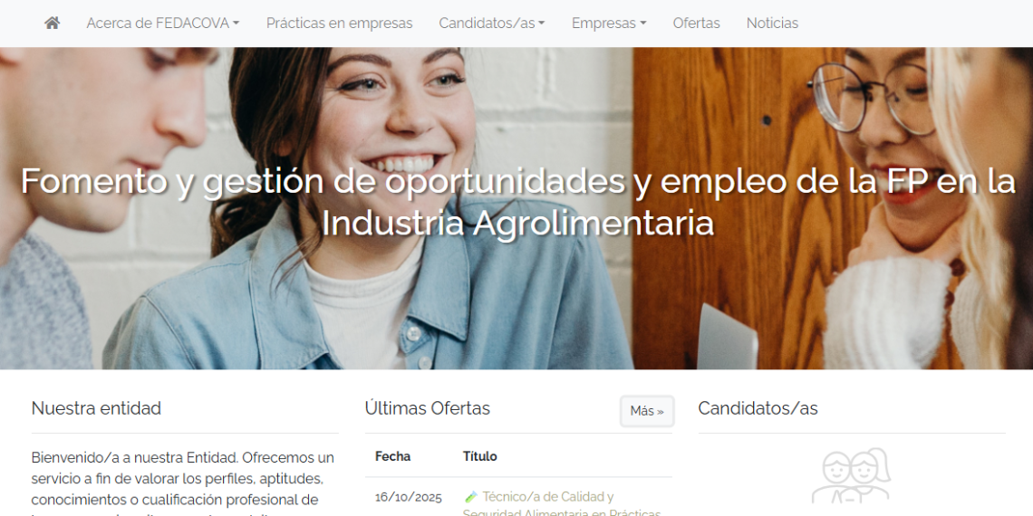 FEDACOVA impulsa una plataforma digital para captar talento en la industria agroalimentaria