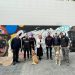 La Junta de Russafa realiza un mural homenaje a los perros de rescate de los Bomberos de València