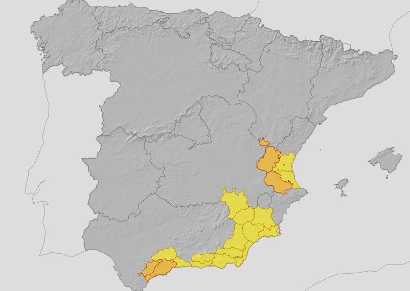Lluvias persistentes y aviso amarillo: así será el tiempo mañana en Valencia