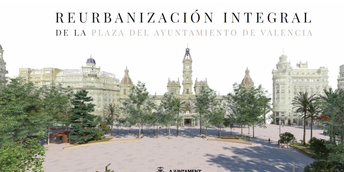 La reurbanización de la Plaza del Ayuntamiento incorpora una elipse que identificará la catedral de la pólvora