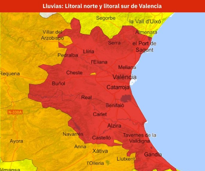 Protección Civil alerta por riesgo de inundación y fuertes lluvias para el Domingo 14 a partir de las 12:00 horas