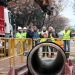 El Ayuntamiento renueva la red de saneamiento de Patraix para mejorar el drenaje equivalente a 10 campos de fútbol