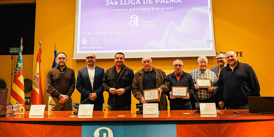 Arranca la Lliga de Pilota Valenciana de la Diputación de Alicante con la participación de 82 equipos