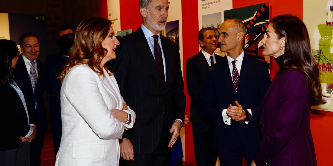 María José Catalá ha acompañado este miércoles a los Reyes de España en su visita a la ciudad de Valencia