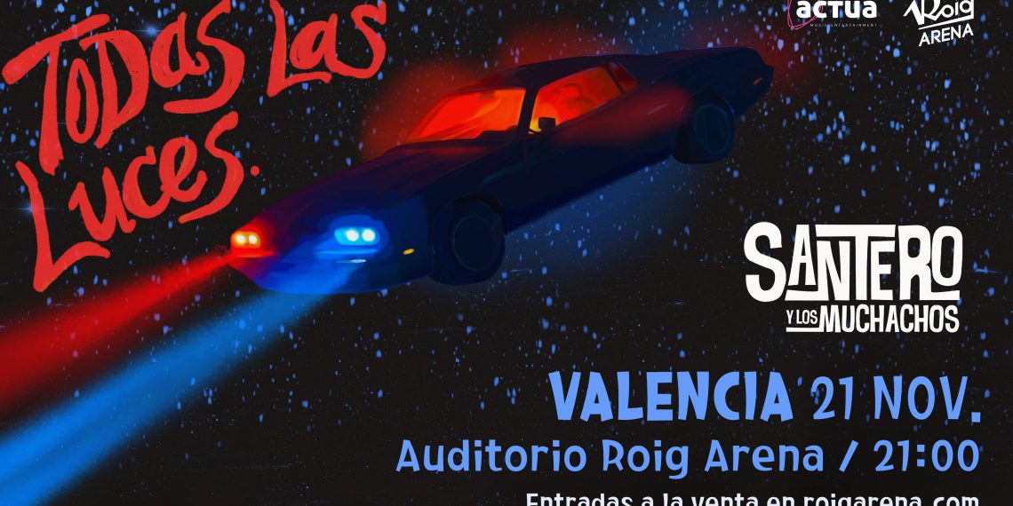 Santero y los Muchachos llevarán su gira “Todas las luces” al Auditorio Roig Arena