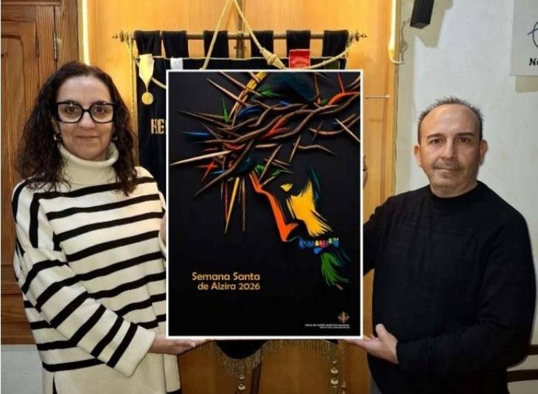 La Junta de Hermandades y Cofradías presenta el cartel de la Semana Santa de Alzira 2026