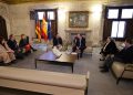 El president de la Generalitat, Juanfran Pérez Llorca, se reúne con el Comité Ejecutivo del Consejo Superior de Cámaras de la Comunitat Valenciana