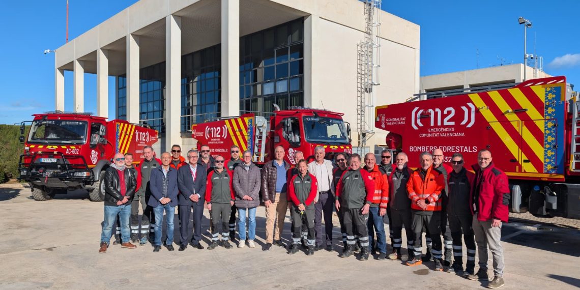 La Generalitat refuerza el Servicio de Bomberos Forestales con seis nuevos camiones autobomba