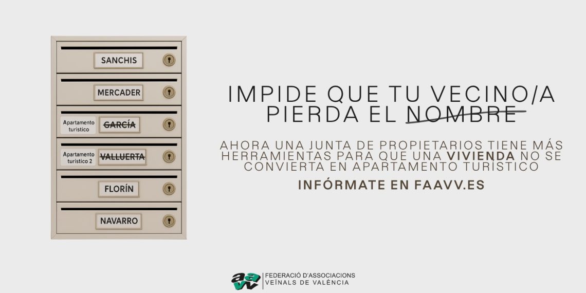 Vecinos de Valencia reciben herramientas para frenar pisos turísticos ilegales