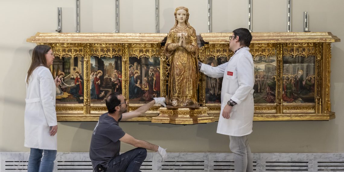 El Museo de Bellas Artes de València renueva su sala de pintura medieval y avanza en la remodelación de su colección permanente