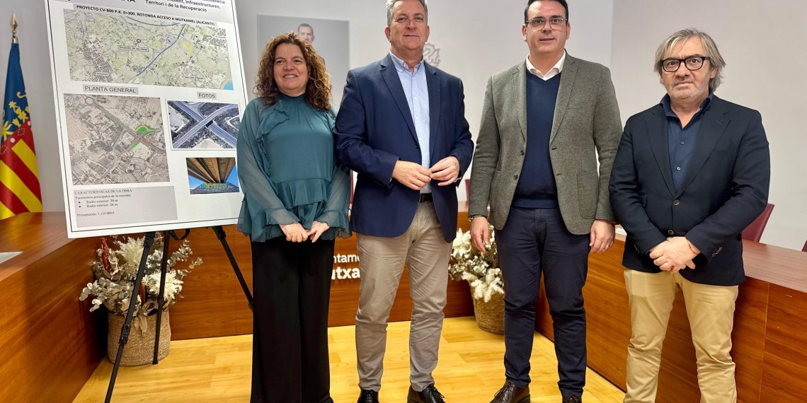 La Generalitat proyecta una nueva rotonda en la CV-800 para mejorar el acceso a Mutxamel