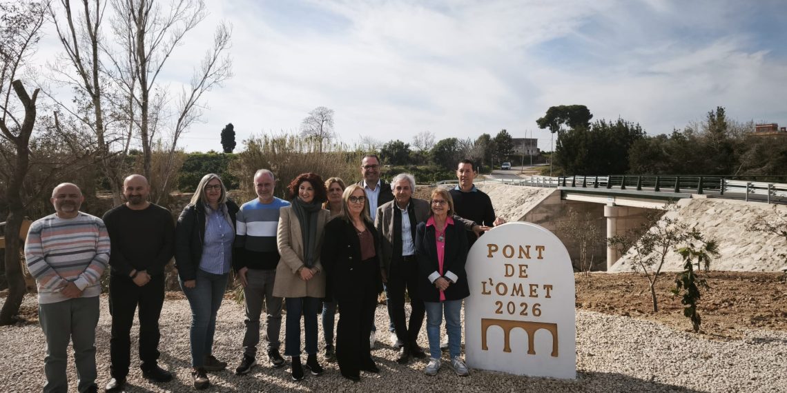 La Generalitat pone en servicio el nuevo puente de l’Omet en Picassent tras una inversión de 11 millones