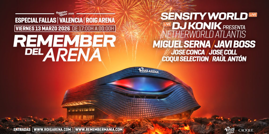 El Roig Arena acogerá una cita con la música remember y electrónica el 13 de marzo