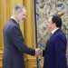 El president Juanfran Pérez Llorca mantiene su primer encuentro oficial con el Rey Felipe VI