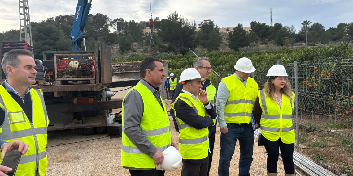 Agricultura refuerza la seguridad hídrica de La Nucía con una balsa de riego y un nuevo pozo de abastecimiento