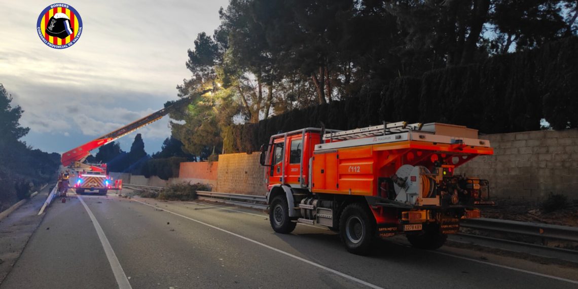 El Consorcio de Bomberos de Valencia realiza más de 1.100 servicios por viento en menos de dos meses