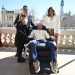 Jordi Sabaté asiste a su primera mascletà en Valencia