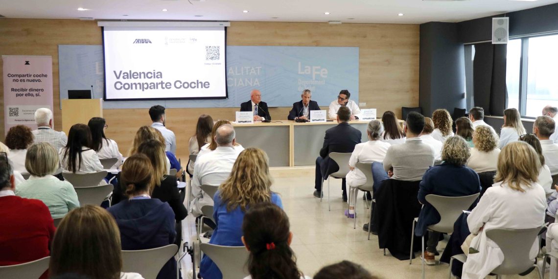 El Hospital La Fe se une a ‘Valencia comparte coche’ para fomentar la movilidad sostenible