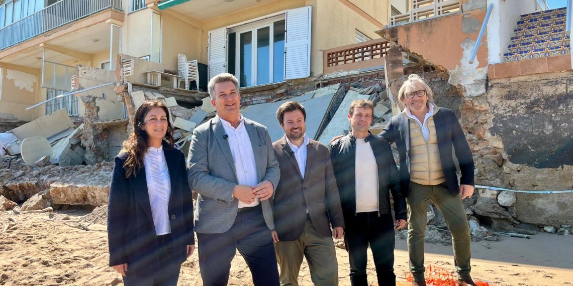 Martínez Mus alerta del riesgo en playas valencianas ante la falta de protección